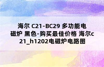 Haier/海尔 C21-BC29 多功能电磁炉 黑色-购买最佳价格 海尔c21_h1202电磁炉电路图